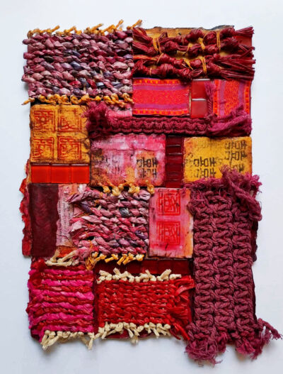 SOLD: "Little Blanket of Love" (2023) 30x40cm, Mixed media