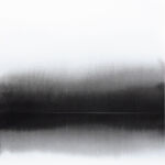 Meditation Nr. 22 (2025), 40 x 50cm, ink on 300g aquarelle paper